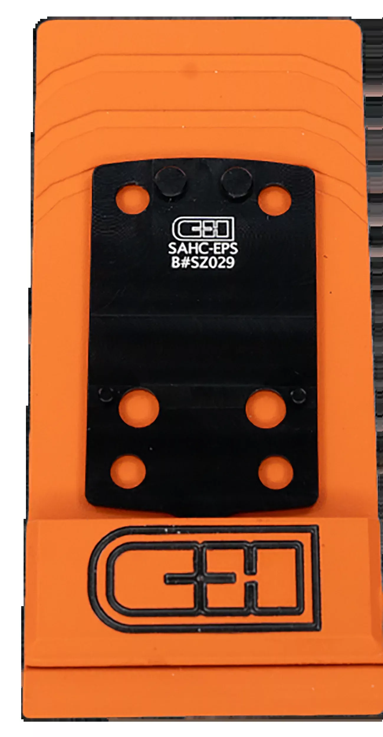 C&H Precision SAHCEPS Springfield Hellcat Optic Adapter Plate - Holosun EPS/EPS Carry Footprint - Black Anodized