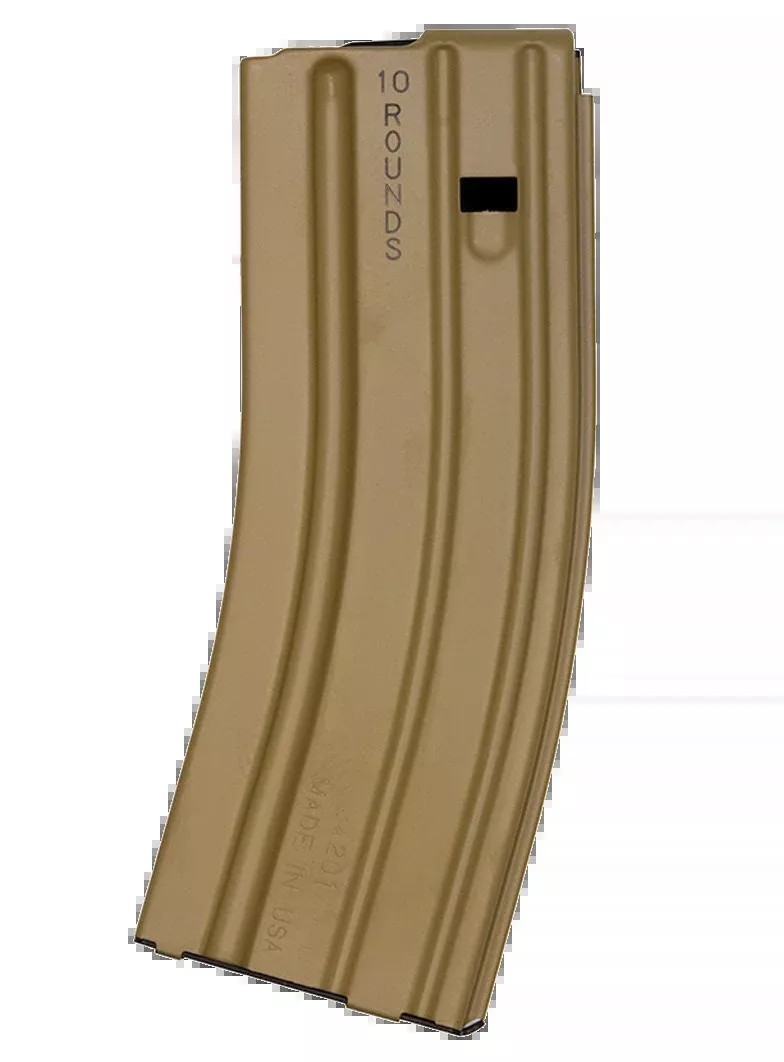C Products Defense Inc DURAMAG 5.56/300BLK 10/30rd USGI FDE Aluminum AR-15 Magazine