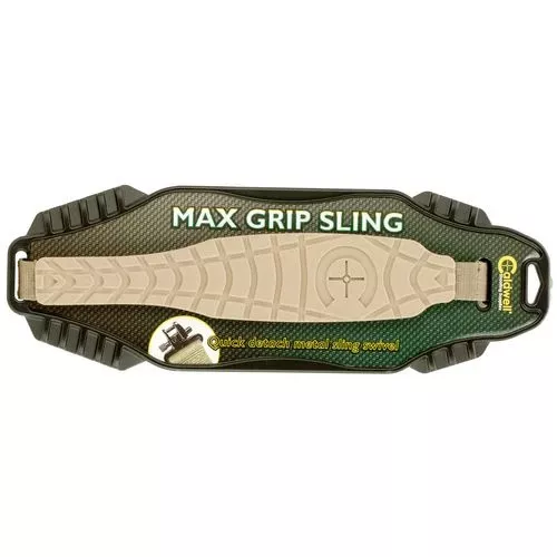 Caldwell 156214 Max Grip Sling with Flat Dark Earth Finish, 20"-40" OAL, 2.75" W & Adjustable Design for Rifles