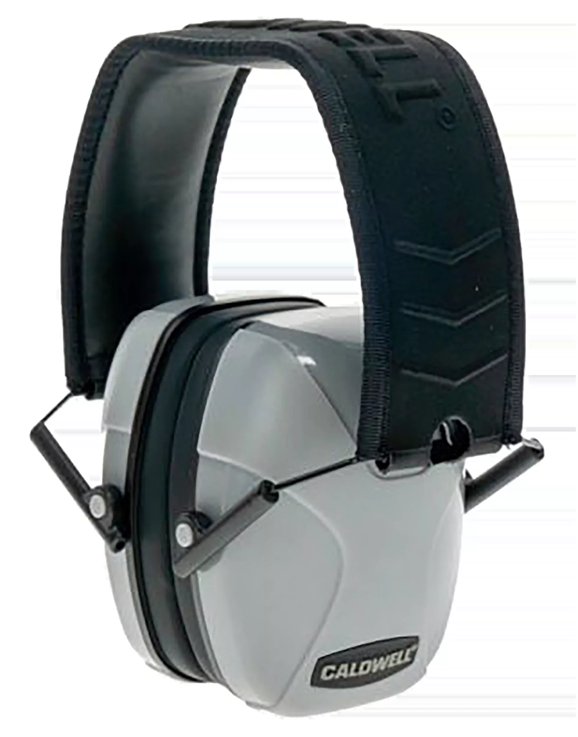 Caldwell Passive Low-Profile Earmuffs 24 dB NRR Over the Head Gray/Black