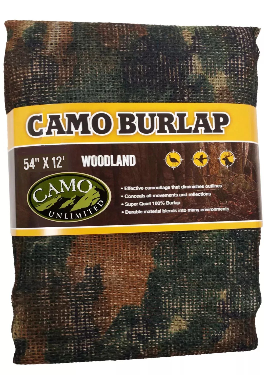 Camo Systems 9540 BurlapWoodland 54" H x 12" L