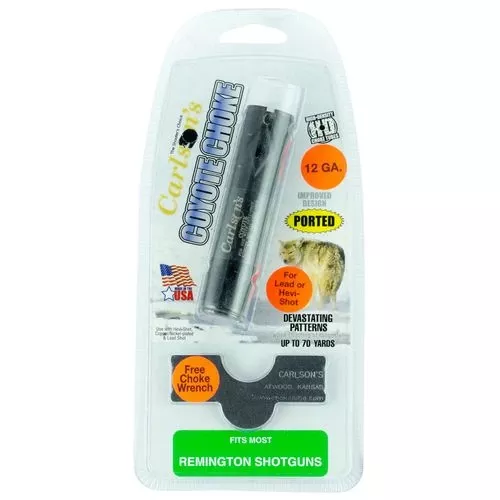 Carlsons 30044 CoyoteRem Choke 12 Gauge 17-4 Stainless Steel Black Ported