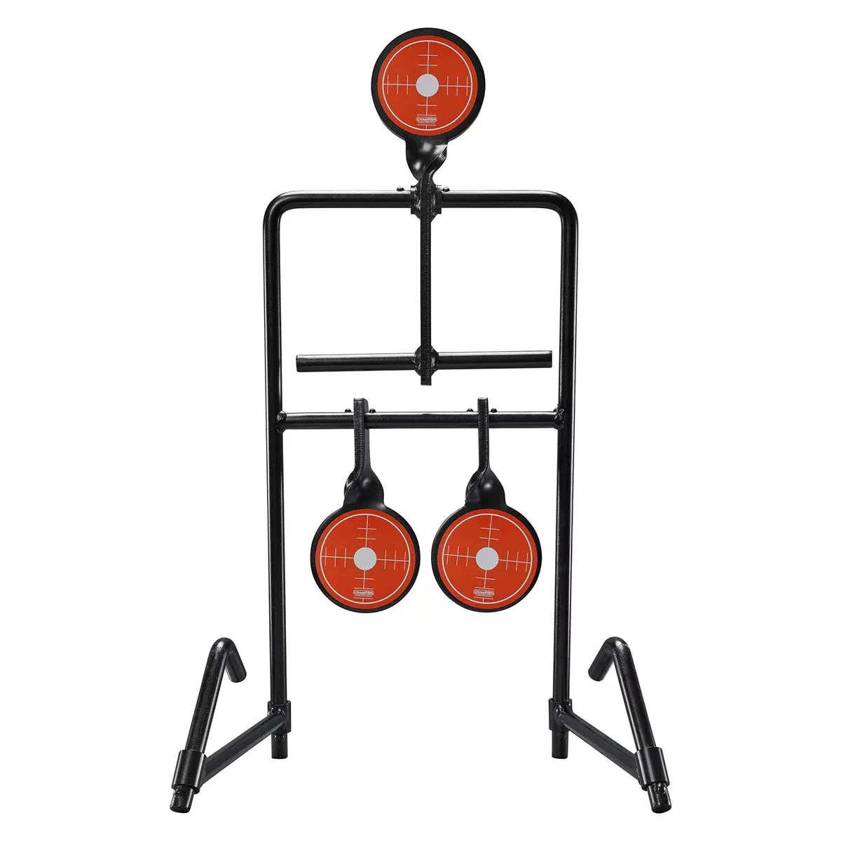 Champion Targets 40870 Gong Auto Reset Handgun Black/Orange Standing 3 Targets