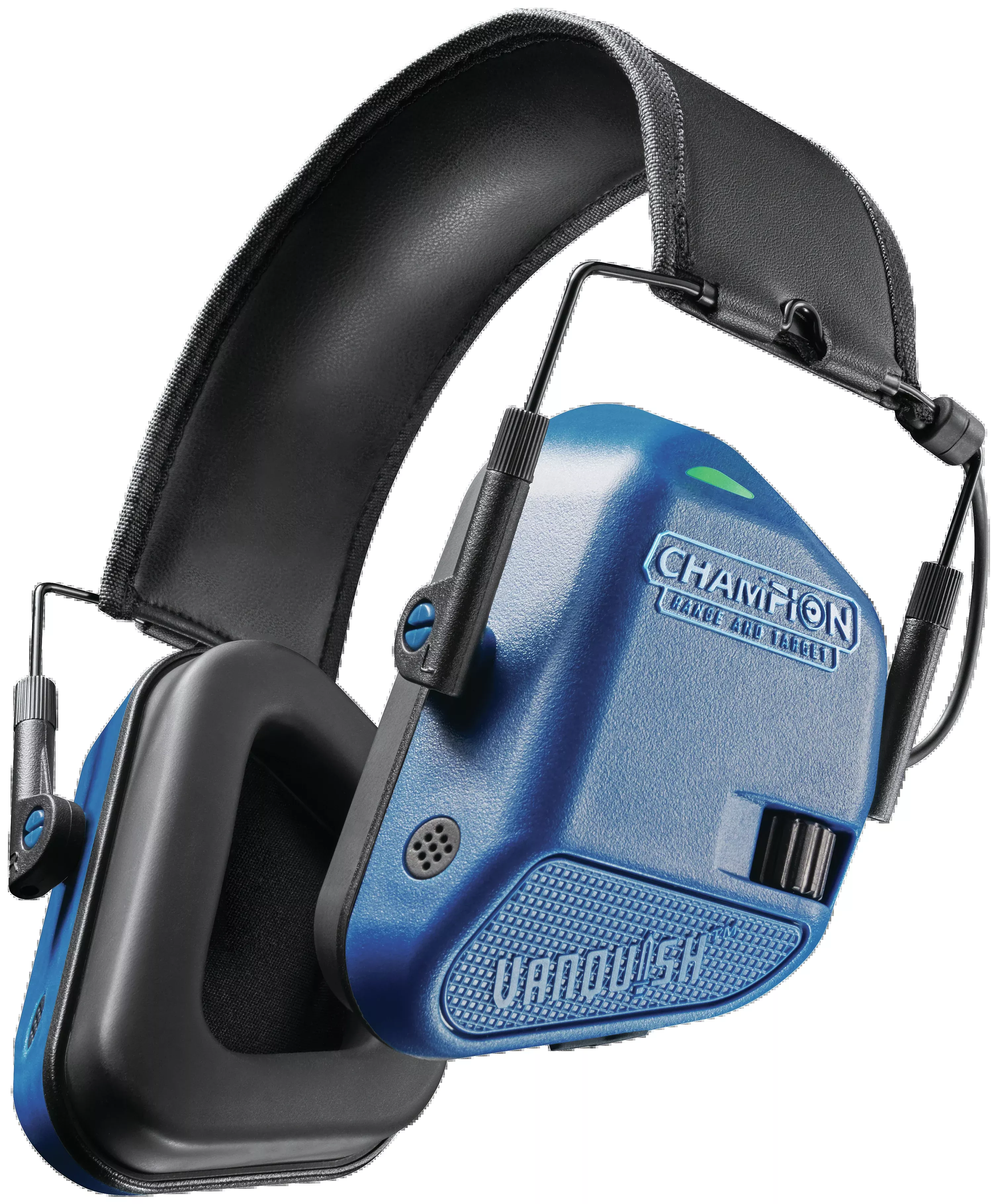 Champion Targets Vanquish Electronic Earmuff 22 dB Over the Head Blue/Black