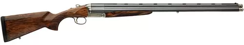 Charles Daly 930.354 CD Triple Crown Empire Grade Full Size 20/28 Gauge Break Open 3+1 26" Blued Chrome Lined Vent Rib Barrel, Silver Engraved Steel Receiver, Fixed Oiled Walnut Stock