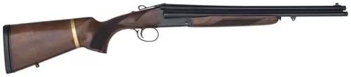 Charles Daly 930108 Triple ThreatFull Size 12 Gauge Break Open 3" 3+1 18.50" Blued Triple Barrel, Black Steel Receiver, Checkered Oiled Walnut Stock, Right Hand