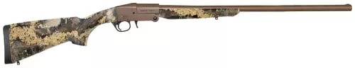 Charles Daly 930338 101Compact 20 Gauge Break Open 3" 1rd 26" Flat Dark Earth Cerakote Steel Barrel & Receiver, Fixed TrueTimber Prairie Synthetic Stock, Beretta/Benelli Mobil Choke System