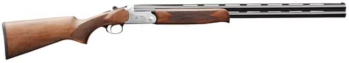 Charles Daly 930343 20228 Gauge 3" 2rd 26" Blued Vent Rib Barrel, Silver Engraved Receiver, Walnut Wood Fixed Checkered Stock Right Hand