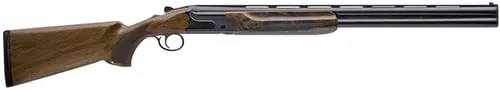 Charles Daly 930394 202E12 Gauge Break Open 3" 2rd 28" Black Over/Under Vent Rib Barrel, Black Engraved Steel Receiver, Fixed w/Pistol Grip Walnut Stock