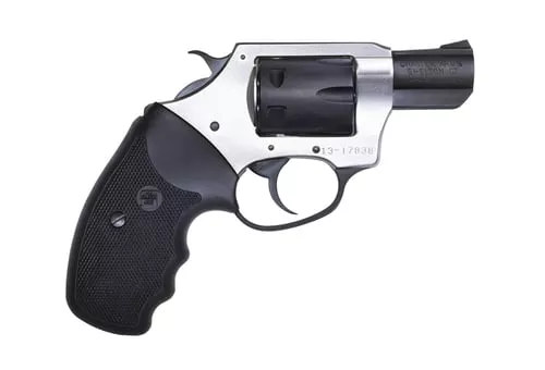 Charter Arms 52329 Pathfinder Lite 22 Mag, 8 Shot 2" Black Passivate Stainless Steel Barrel & Cylinder, Anodized Aluminum Frame w/Black Finger Grooved Rubber Grip, Exposed Hammer