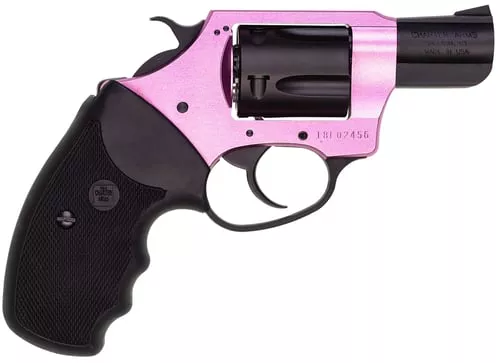 Charter Arms 53835 Pink Lady38 Special 5rd 2" Black Steel Barrel, Black Cylinder, Black/Pink Aluminum Frame, Black Rubber Grip, Exposed Hammer