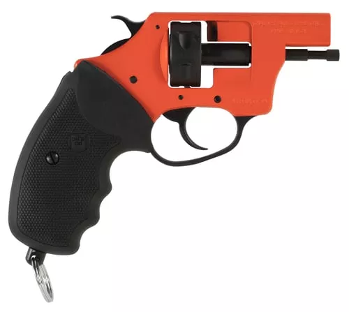 Charter Arms 82090 Pro 209209 Primers, 6rd Orange Cerakote Aluminum Frame, Black Rubber Grips
