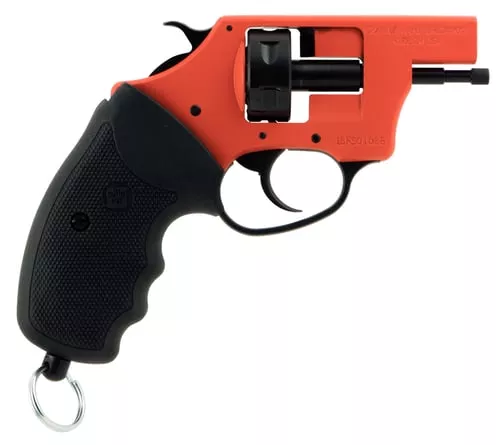 Charter Arms 82290 Pro 2222 Blank, 6rd Orange Cerakote Frame, Black Rubber Grips