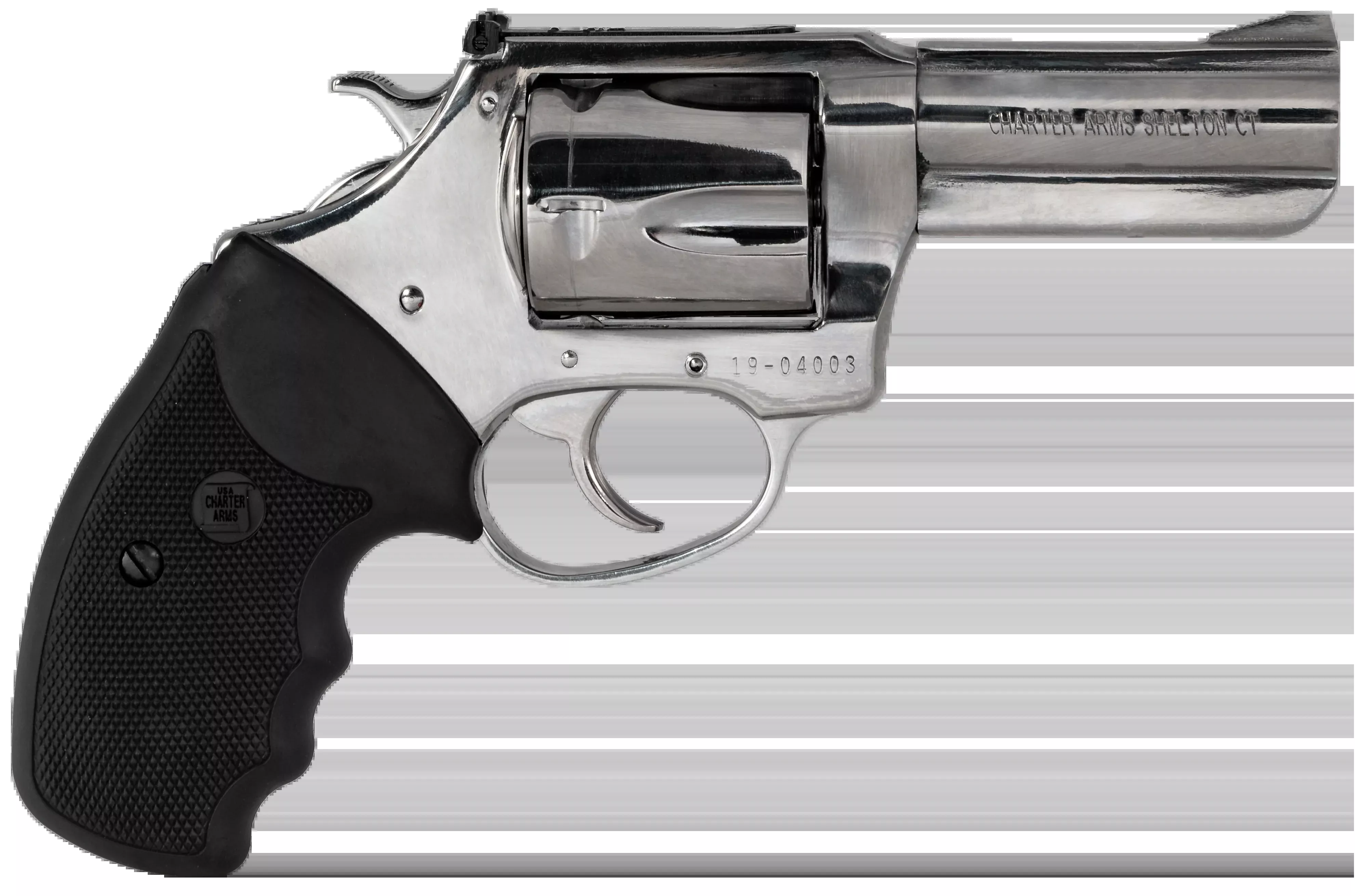 Charter Arms Mag Pug 357 Mag 3" 5rd DA/SA Revolver - High Polished Stainless