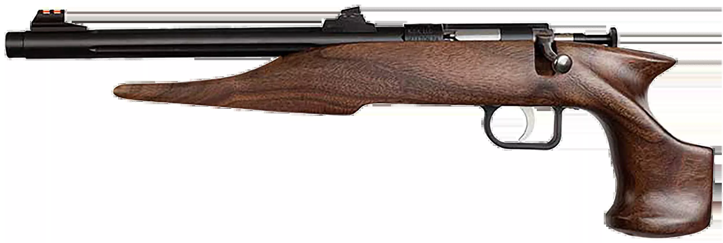 Chipmunk 40001 Hunter 22 S/L/LR 9" Single-Shot Bolt Action Pistol - Threaded Blued Barrel, Walnut Frame