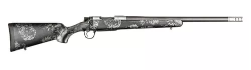 Christensen Arms 801-060076-00FFT Full Size 22 Creedmoor 4+1 20" Carbon Fiber Threaded Barrel, Stainless Steel Drilled & Tapped Receiver, Picatinny Rail Forend, Carbon w/Gray Accents Fixed Carbon Fi