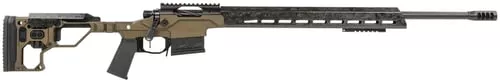 Christensen Arms 8010300801 Modern Precision308 Win 20" Threaded Carbon Fiber Barrel 5+1, Black Nitride Finish, Desert Brown Anodized Folding Stock, Polymer Grip