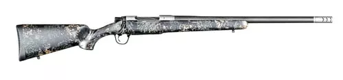 Christensen Arms 8010632200 Ridgeline FFT 7mm PRC 3+1 22" Carbon Fiber/Threaded Barrel, Burnt Bronze Cerakote Rec, Green with Black/Tan Accents Stock