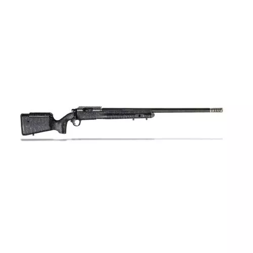 Christensen Arms 8010700100 ELR 6.5 PRC 3+1 26" Target Profile Carbon Fiber Barrel, Black Nitride Finish, Black with Gray Webbing Stock