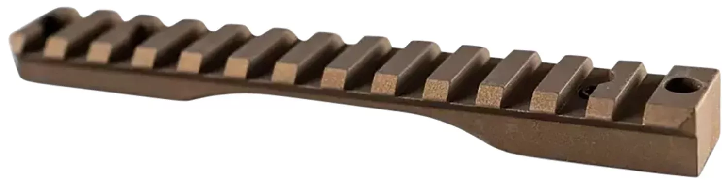 Christensen Arms 8100001205 One Piece Scope Base-STD Rem 700 ActionBurnt Bronze Cerakote