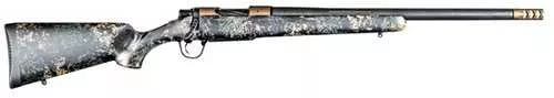 Christensen Arms Ridgeline Bolt Action Rifle 22-250 Remington 20" Carbon Fiber Wrapped SS Barrel 4Rd Capacity With Gray Accents Stock Stainless Steel Finish