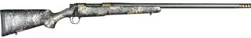 Christensen Arms Ridgeline FFT Bolt Action Rifle .300 Winchester Magnum 22" Carbon Fiber Wrapped Barrel 4Rd Capacity Black Stock With Green Webbing Stainless Steel Finish