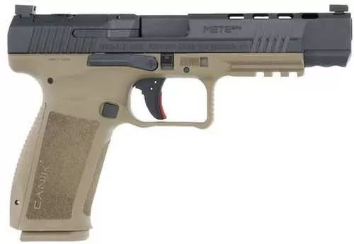 CI Canik Mete Sfx 9mm Pistol 5.2" Barrel Or Fs 1-18/1-20 Mags FDE Polymer Finish