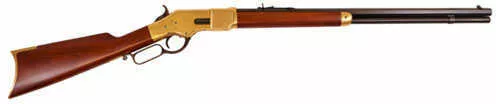 Cimarron 1866 Sporting Lever Action Rifle 45 Colt 24" Octagon Barrel 12 Round Brass Charcoal Finish Walnut Stock CA229C02