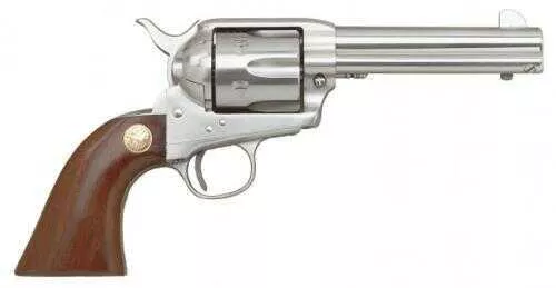 Cimarron 1873 SAA 357 Magnum Stainless Steel Frontier Revolver 4.75" Barrel Finish Walnut Grip Pre-War Frame Pistol MP4503
