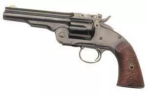 Cimarron Model 3 Schofield 45 Colt 5" Barrel 6 Round Single Action Blued Finish Revolver CA855
