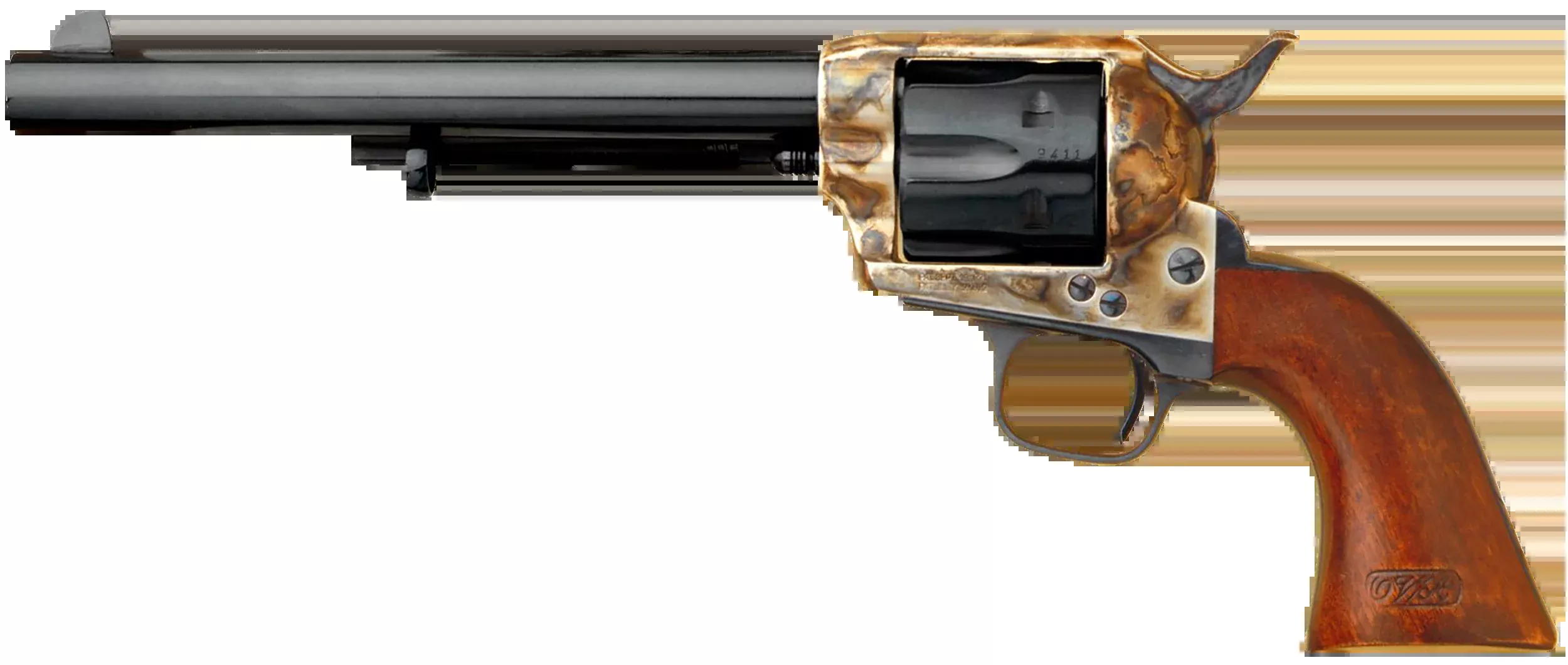 Cimarron Model P US Cavalry 45 Colt 7.50" 6-Shot SAO Revolver
