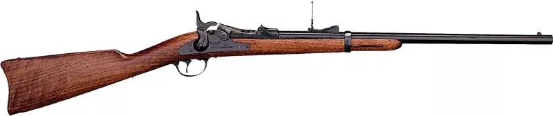 Cimarron Trapdoor Cavalry Carbine .45-70 Gov 22" 1-Rd Single Shot Rifle - Blued