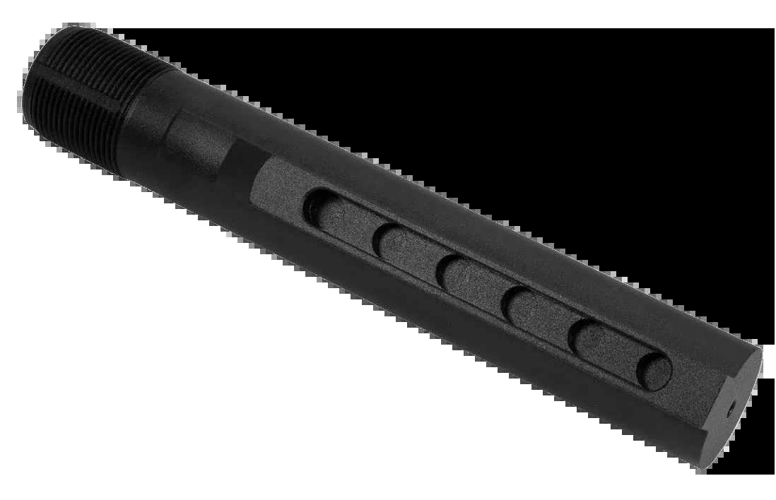 CMC Triggers 81626 Carbine Buffer Tube Kit Mil-Spec 6 Position AR-15 Black Anodized