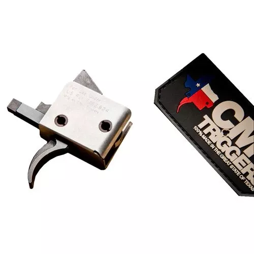 CMC Triggers 93501 Drop-InAR-15, AR-10 Single-Stage Curved 5.00-5.50 lbs