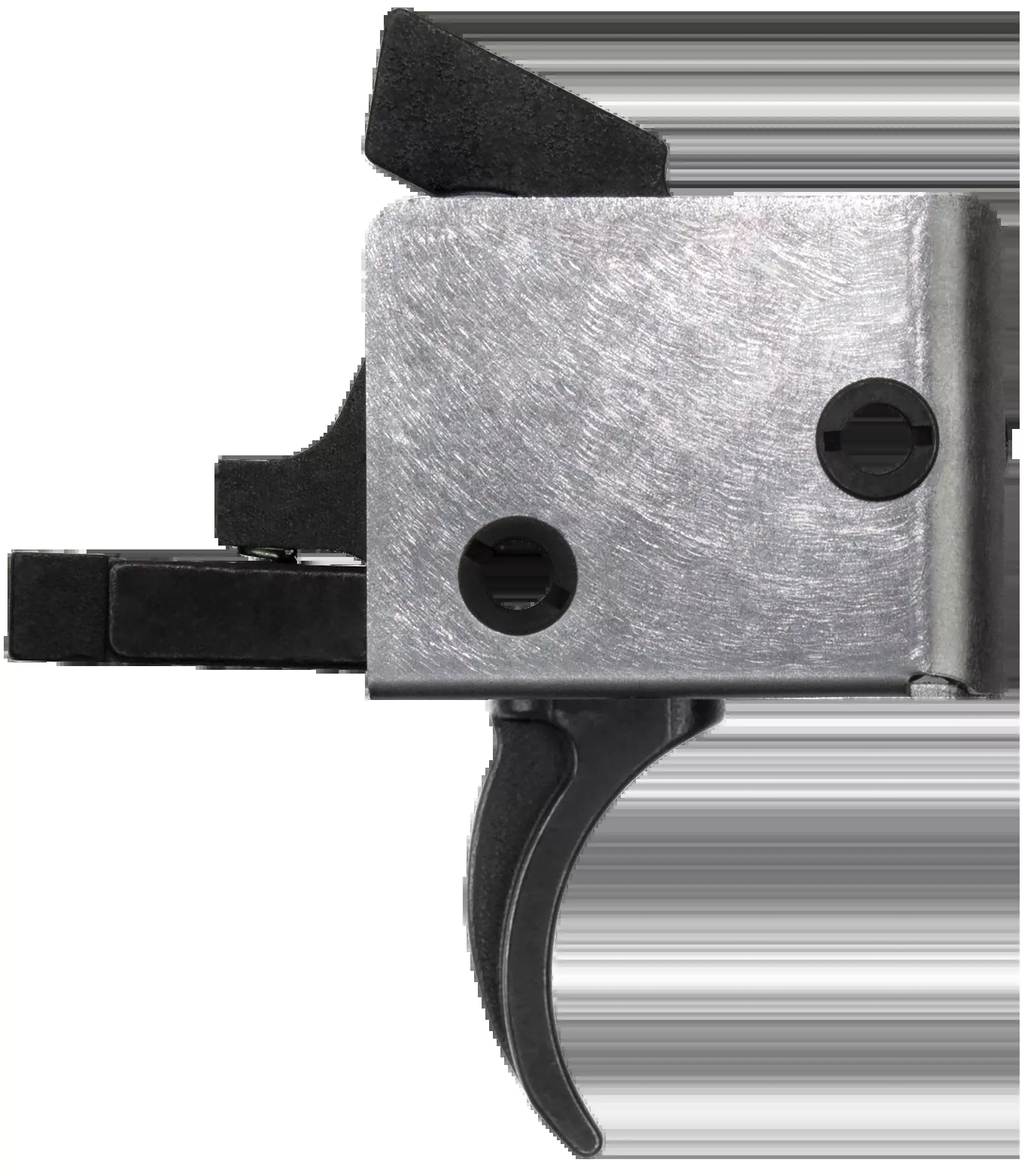 CMC Triggers 95503 Drop-In PCC 9mm AR-15/AR-10 Flat Single-Stage Trigger 3-3.5 lbs - Black/Silver