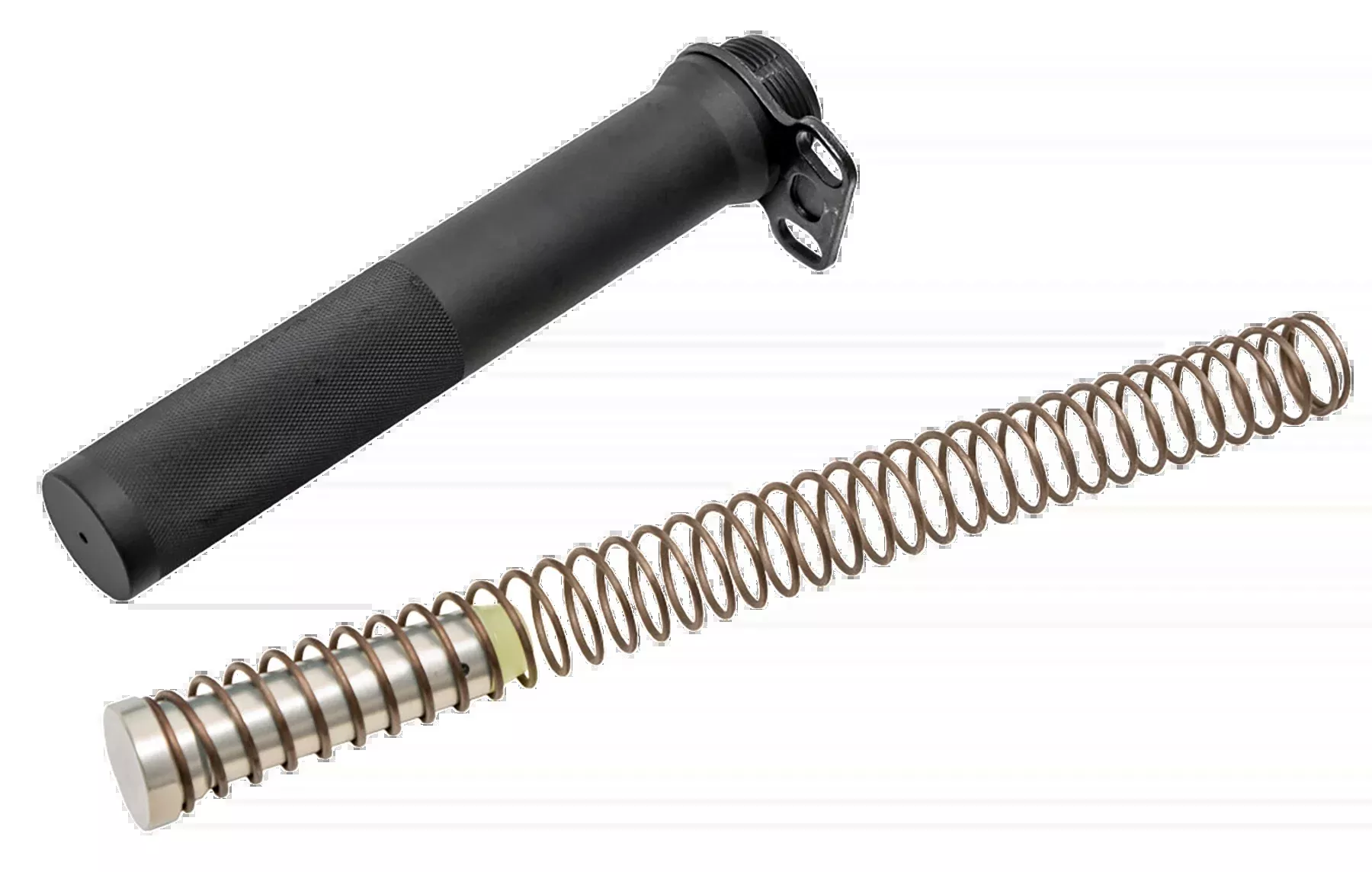 CMMG 55CA65A Receiver Extension Kit Black AR-15 Pistol Buffer Tube w/ Carbine Buffer