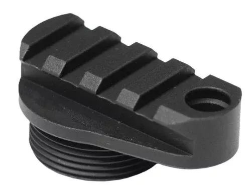 CMMG Zeroed Picatinny End Cap AR-15 .22LR 6061 Aluminum Black