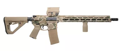 Cnc Firearms / Daniel Defense DDM4 V7 5.56 NATO 30+1 16" Duck Camo Cerakote