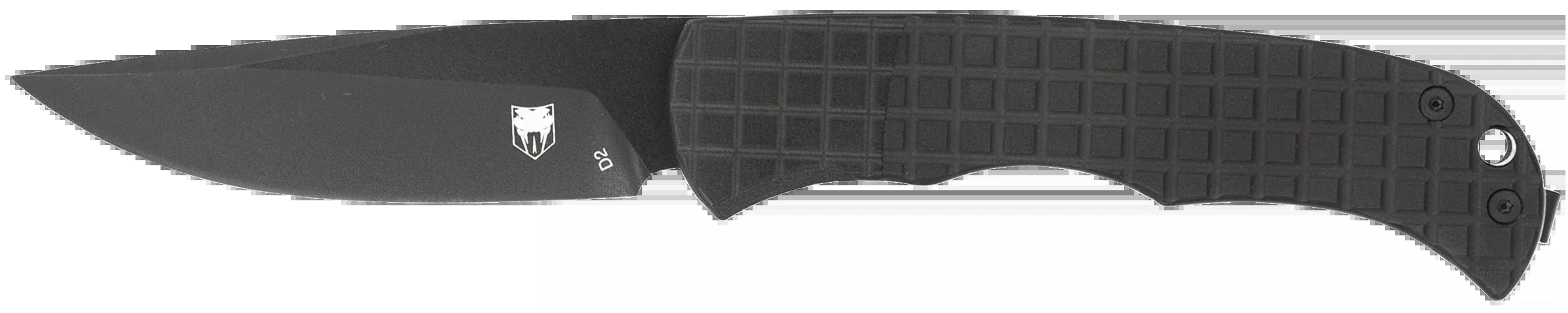 CobraTec Knives Cyclone Hidden Release 3" Automatic Plain D2 TiCN Black Aluminum