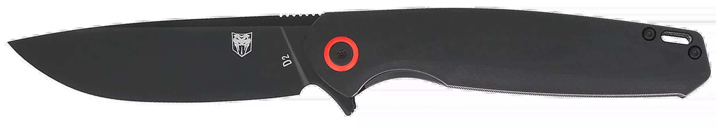 CobraTec Knives Rath EDC 3.5" Folding Plain D2 Steel Black G10 Handle