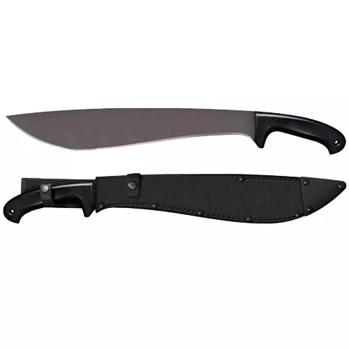 Cold Steel 97JMS Jungle16" Black 1055 Carbon Steel Blade Black Polypropylene Handle 22" Long