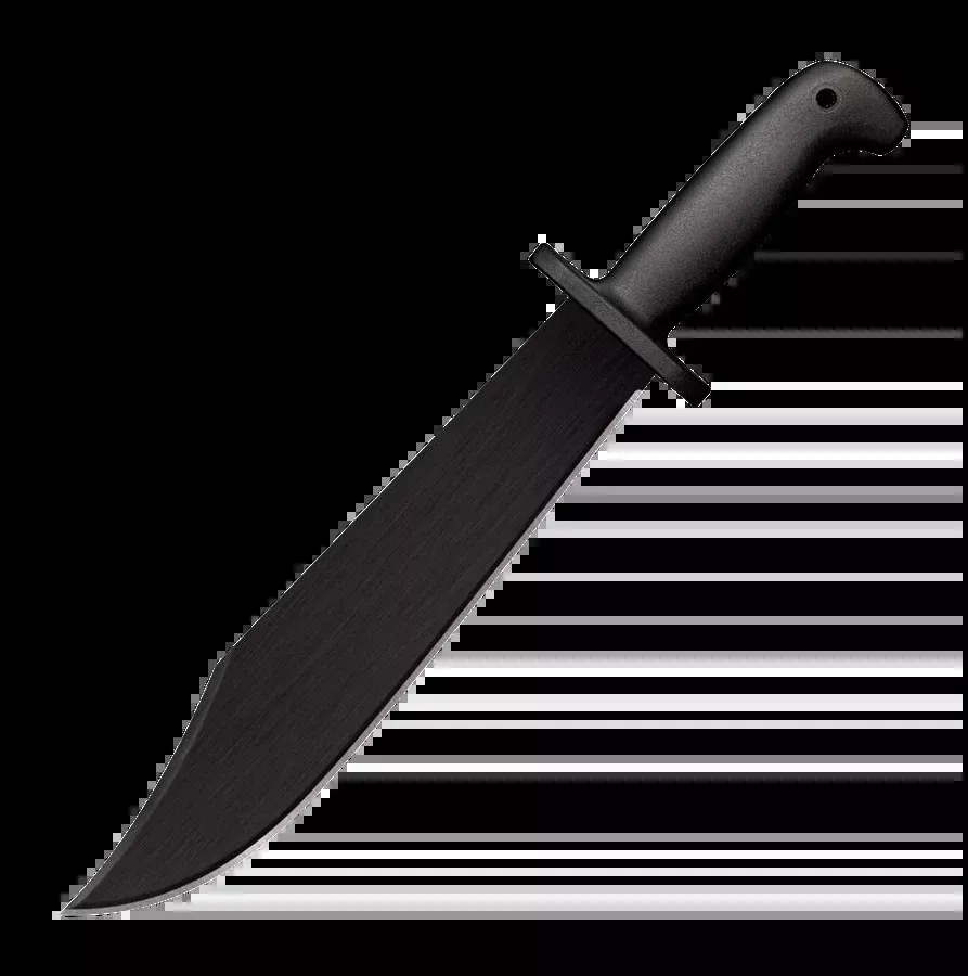 Cold Steel Black Bear Bowie Fixed Blade Knife 12" 1055 Carbon Steel Clip Point