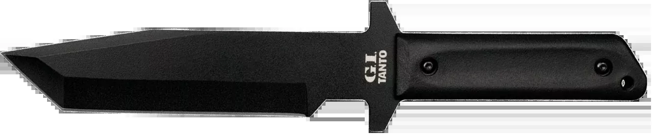 Cold Steel G.I. Tanto 7" Fixed Blade Plain Edge 1055 Carbon Steel w/ Sheath