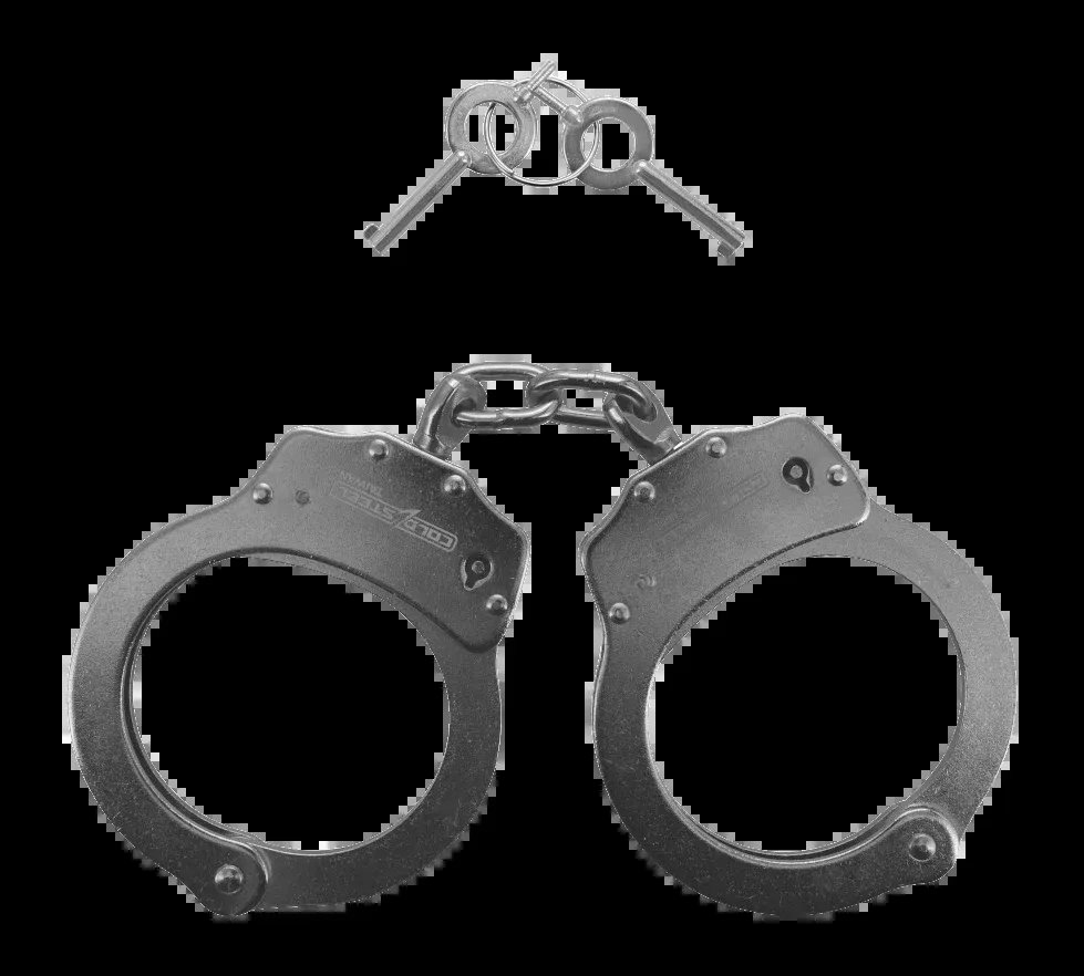 Cold Steel Standard Size Handcuffs - Nickel-Plated Carbon Steel