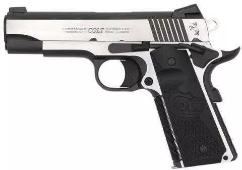 Colt Commander Combat Elite Semi Automatic 45 ACP Single 4.25" Barrel 8 Round Capacity Black G10 Half Checkered With Scallop Grip
