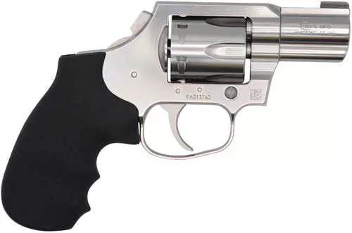 Colt King Cobra Carry 357 Mag 6 Shot 2" Brushed Stainless Steel Barrel, Cylinder & Frame, Hogue Finger Grooved Grip, Bobbed Hammer