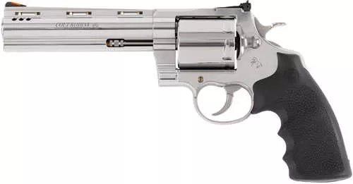 Colt Kodiak 44 Mag 6 Shot 6" Stainless Steel Vent Rib Barrel, Cylinder & Frame, Exposed Hammer