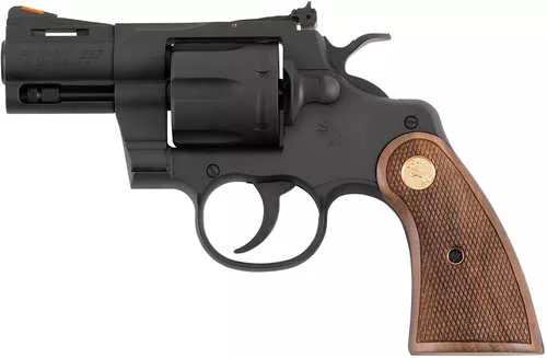 Colt Python 357 Mag 38 Special 6 Shot 2.50" Matte Blued Carbon Steel Barrel, Cylinder & Frame, Exposed Hammer