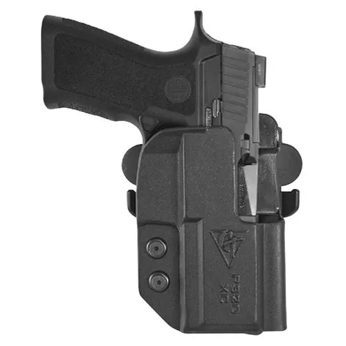 Comp-Tac C241SS222RBKN International OWB Black Kydex Belt Loop/Paddle Fits Sig P320X Carry Right Hand