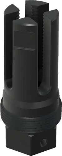 Comstock Armory 4-Prong Flash Hider 1/2x28 .223/5.56 2.14" Black Nitride - Plan B Compatible